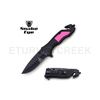 Image 1 : Snake Eye Tactical Spring Assist Rescue Knife 4.5" Closed