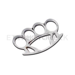 KNUCKLE BUCKLE SILVER HAMMER