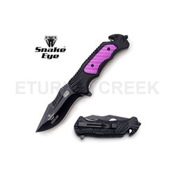 SNAKE EYE TACTICAL RECUSE STYLE SPRING ASSIST KNIFE 4.5 CLOSED