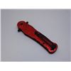 Image 2 : Red Snake Eye Tactical Spring Assist Knife 4.5 Inches Closed