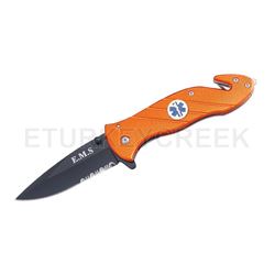 E.M.S Rescue Style Spring Assist Knife 4.5" Closed