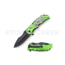 SNAKE EYE TACTICAL SPRING ASSISTED KNIFE 4.75" CLOSED