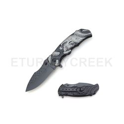 SNAKE EYE TACTICAL SPRING ASSISTED KNIFE 4.75" CLOSED