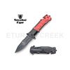 Image 1 : Snake Eye Tactical Spring Assist Rescue Knife 4.5" Closed
