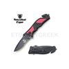 Image 1 : Snake Eye Tactical Spring Assist Rescue Knife 4.5" Closed