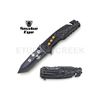 Image 1 : Snake Eye Tactical Spring Assist Rescue Knife 4.5" Closed