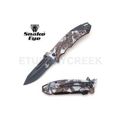 SNAKE EYE TACTICAL SPRING ASSIST KNIFE 4.5" CLOSED