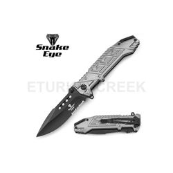 SNAKE EYE TACTICAL SPRING ASSIST KNIFE 4.5" CLOSED