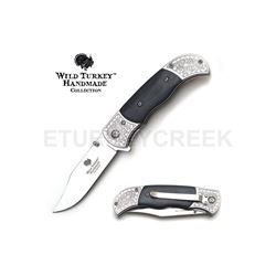 Wild Turkey Handmade Collection Spring Assist Knife 4.5" Closed