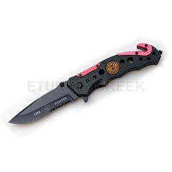Fire Department Tactical Rescue Spring Assisted Knife