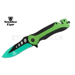 SNAKE EYE TACTICAL SPRING ASSIST KNIFE 4.5" CLOSED