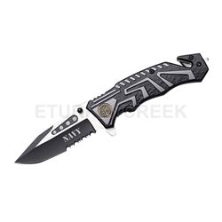 Navy Rescue Style Action Assist Tactical Folding Knife 4.5"