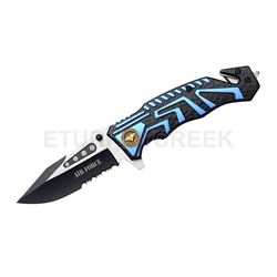 Air Force Rescue Style Action Assist Tactical Folding Knife 4.5"
