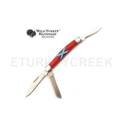 Wild Turkey Collection 3 Blade Manual Folding Knife 2.75" Closed