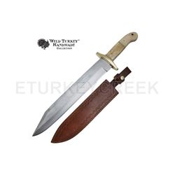 Wild Turkey Handmade Collection High Carbon Steel Fix Blade knife