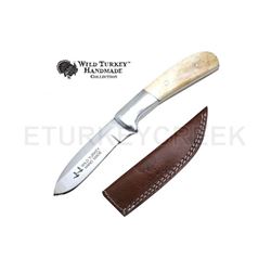 Wild Turkey Handmade Collection Fix Blade Skinner 7.5" Overall