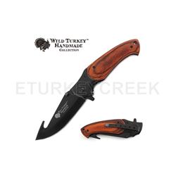 Wild Turkey Handmade Collection Spring Assist Knife 4.5" Closed