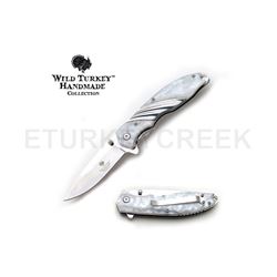 Wild Turkey Handmade Collection Spring Assist Knife 4.5" Closed