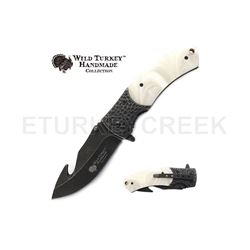 Wild Turkey Handmade Collection Spring Assist Knife 4.5" Closed