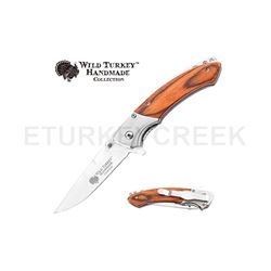 Wild Turkey Handmade Collection Spring Assist Knife 4.5" Closed