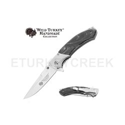 Wild Turkey Handmade Collection Spring Assist Knife 4.5" Closed