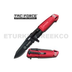 " Fire Fighter " Folder Spring Assist Knife 4.5" Closed with LED