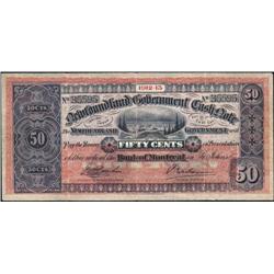 Newfoundland 1912-13 Cash Note, VF+