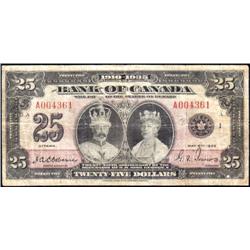 Canada Twenty-Five Dollars, BC-12, F