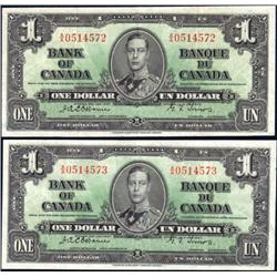 One Dollar Osborne-Towers Two consec, E