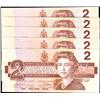 Two Dollars, BC-55a and 55b, five notes
