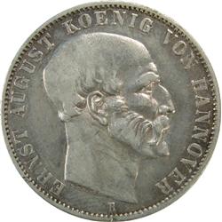 Germany-Hanover Thaler 1849B, VF-EF