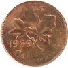 Image 2 : Canada Cent 1969 Flip-Over Double Strik