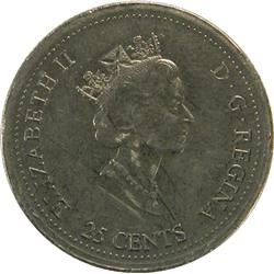 25 Cents 2000 on Non-Magnetic Planchet