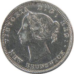 New Brunswick 5 Cents 1864 L6 ICCS EF-4