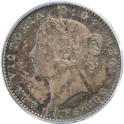 New Brunswick 10 Cents 1862 PCGS MS-65
