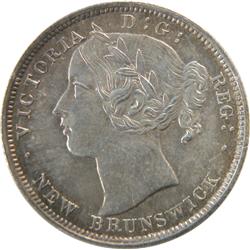 New Brunswick 20 Cents 1862 ICCS MS-66