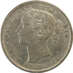 New Brunswick 20 Cents 1862 ICCS F-15