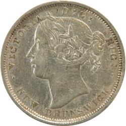 New Brunswick 20 Cents 1864 ICCS VF-30