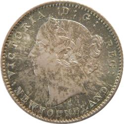 Newfoundland 10 Cents 1872H ICCS MS-68