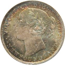 Newfoundland 20 Cents 1872H ICCS MS-68