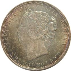 Newfoundland 50 Cents 1872H ICCS MS-67