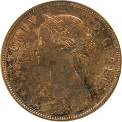 Newfoundland Cent 1890 Red and Brown Un