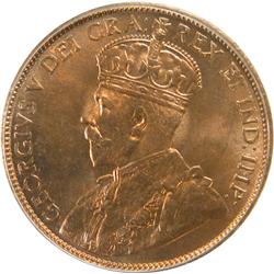 Newfoundland Cent 1913 PCGS MS-66 Red