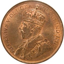 Newfoundland Cent 1917C ICCS MS-63 Red