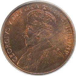 Newfoundland Cent 1919C PCGS MS-65 RB