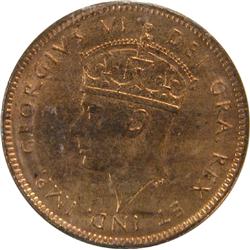 Newfoundland Cent 1941C ICCS MS-63 Red