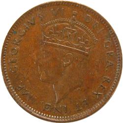 Newfoundland Cent 1944C ICCS MS-60 Brow