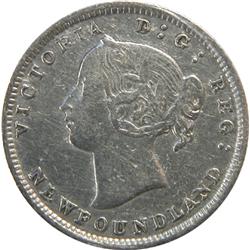 Newfoundland 5 Cents 1873 ICCS VF-30