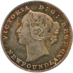 Newfoundland 5 Cents 1881 PCGS MS-65