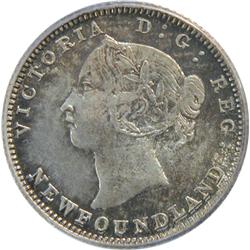Newfoundland 5 Cents 1882H PCGS MS-67